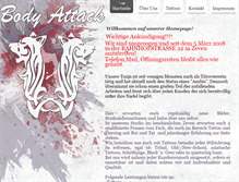 Tablet Screenshot of bodyattack.de